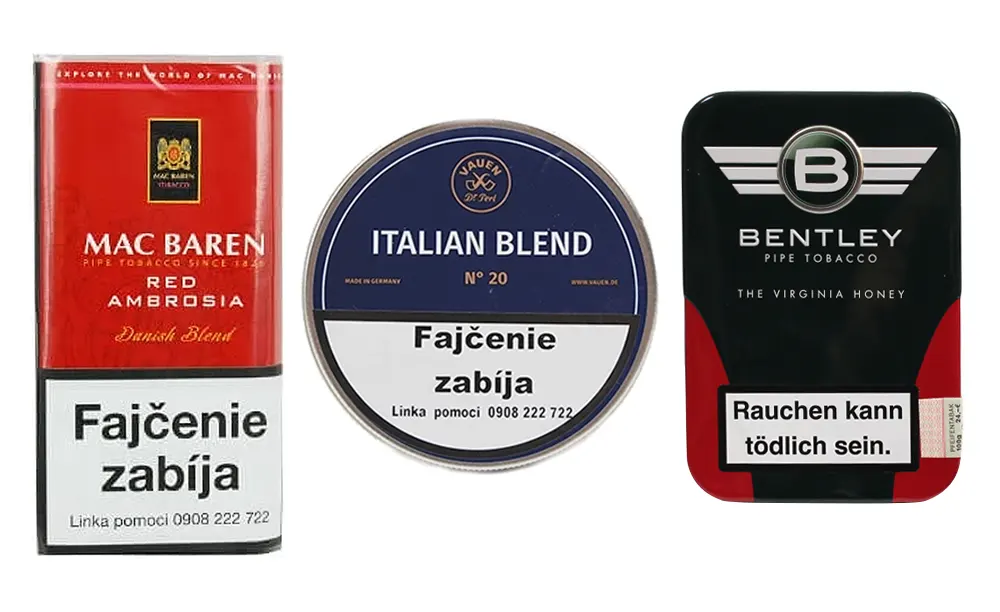 Fajkové tabaky: Mac baren, Vauen, Bentley